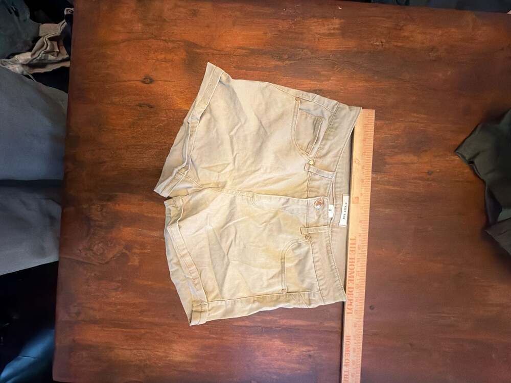 C'est Toi Jeans Khaki Denim Shorts Size L